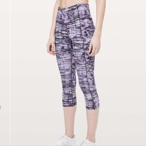 🍋Lululemon Fast & Free Crop II *Nulux 19"
